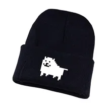 Аниме игра «Undertale» шляпа sans Косплей Костюм с головным убором унисекс принт Для Взрослых Повседневная хлопковая шапка для подростков зимняя вязаная шапочка