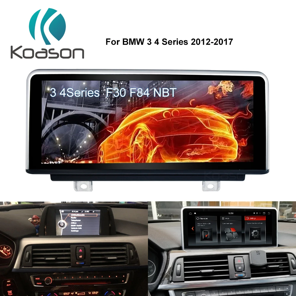 Koason автомобильный ПК-монитор для BMW 3 серии F30/F31/F34/F32/F33/F36/F80/F81 NBT Android 8,1 авто зеркало радио аудио gps навигация