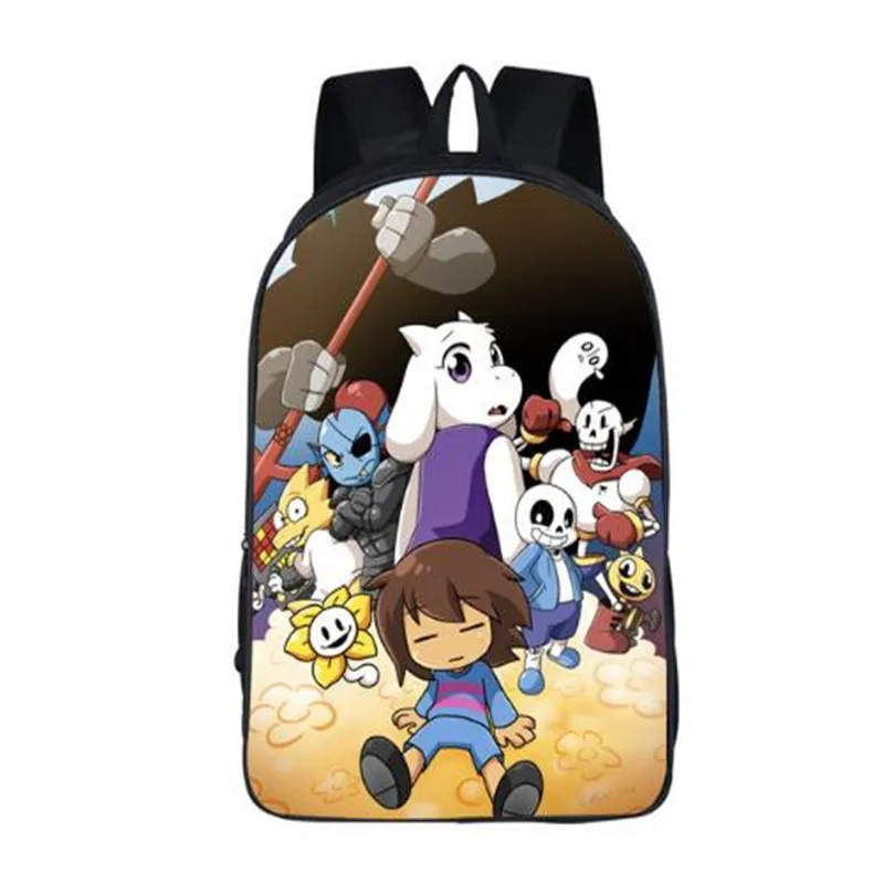 Хаки Аниме Undertale рюкзак для девочек-подростков женские рюкзаки дорожная сумка Книга сумка Sans Undertale детские школьные рюкзаки - Цвет: Хаки