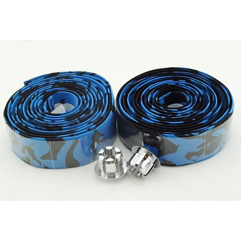 Bicycle Handlebar Tape Colorful Racing Drop Bar Tape High Quality Cycling Road Bike Bar Sports Fixed Gear with 2 Plug