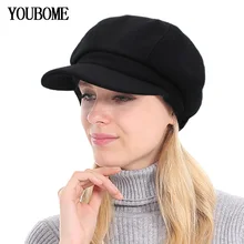 YOUBOME новые модные женские Восьмиугольные шляпы для женщин плоские шапки Snapback cap s Женская кепка от солнца восьмиугольная кепка