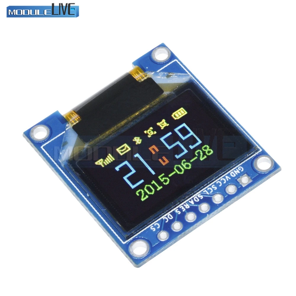 0,95 дюймов 0,9" SPI полный цветной oled-дисплей DIY модуль 96x64 lcd для Arduino SSD1306 Драйвер IC Высокое качество