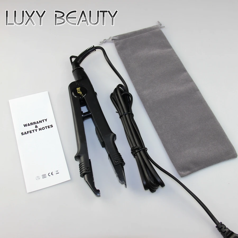 L-611 Nail Flat Hair Extension Tools Hair Connector Fusion Loof Control Temperature Hairdressing Iron Styler Equipment