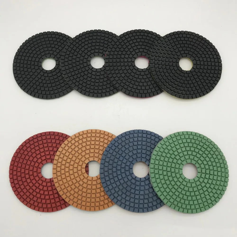 Diamond Wet Polishing Pad 5 inch for Granite Marble Stone Concrete