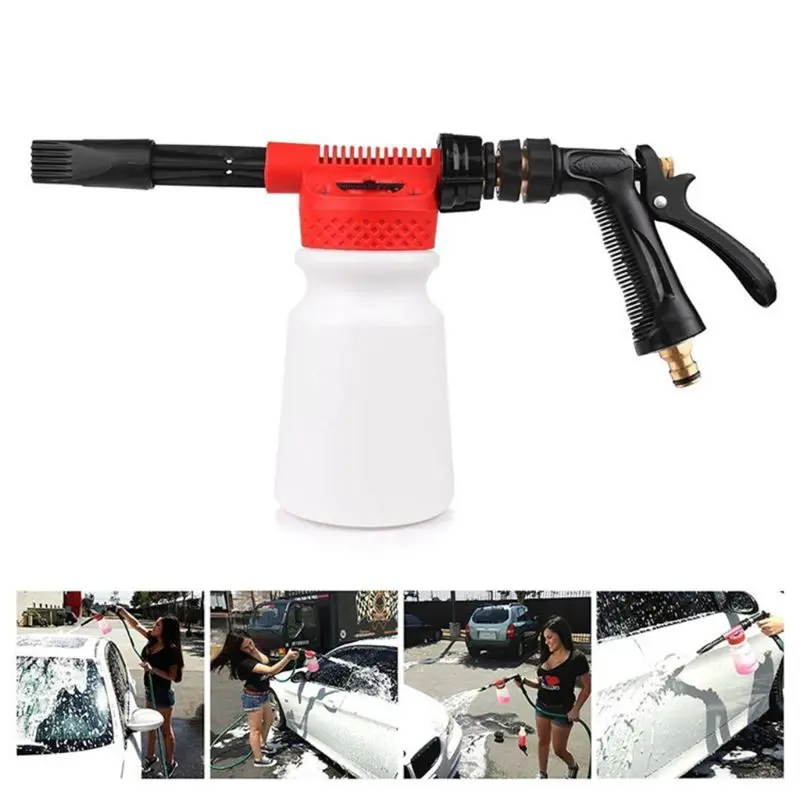Car Washer High Pressure Snow Foamer Water Gun 900ml Car Cleaning Foam Gun Washing Gun