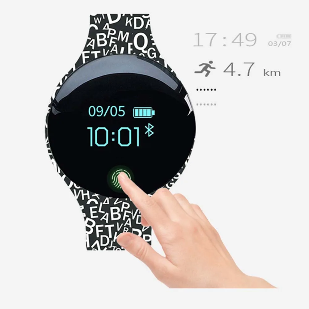 Color Touch Screen Smartwatch Heart Rate Monitor Smart Watch Sports Fitness Smart Watch Wearable Devices For IOS Android