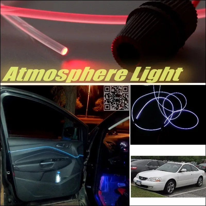 Car Atmosphere Light Fiber Optic Band For Acura CL 1997~2003 Interior Refit No Dizzling Cab Inside DIY Air light