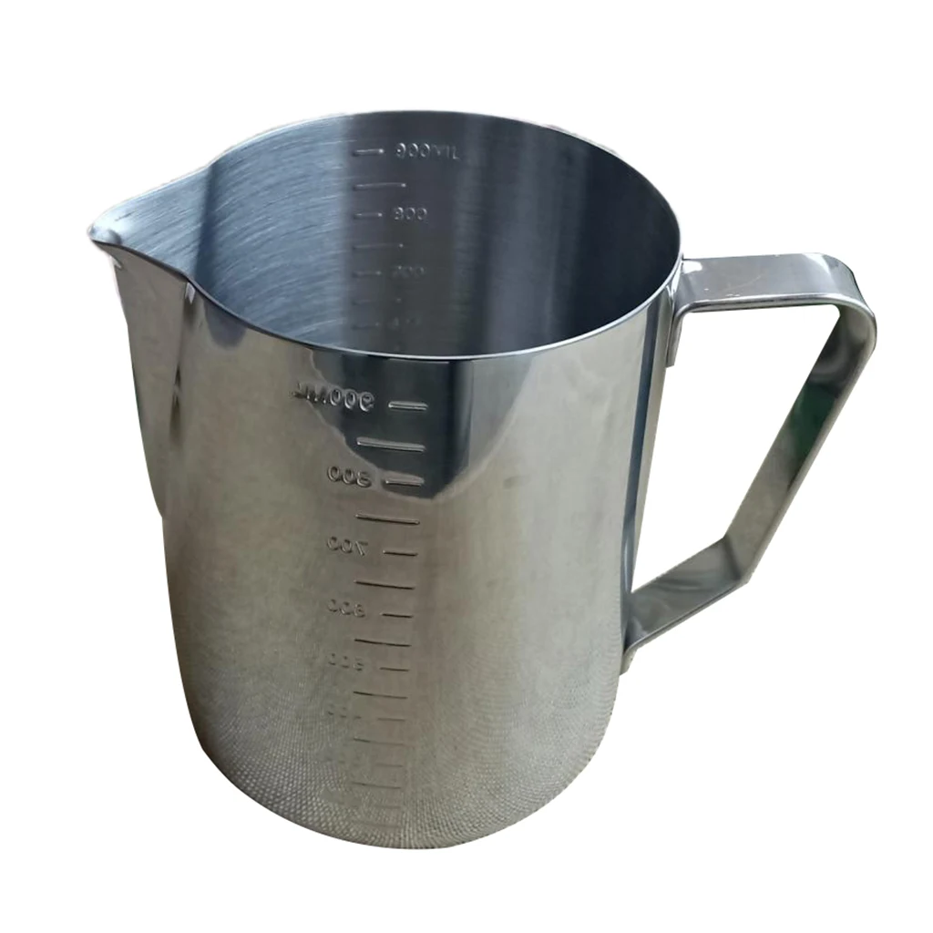 Stainless Steel 900ml Candle Making Pot Wax Melting Pitcher & 250mm Long Handle Candle Wax Mixing Stirring Spoon DIY Candle Soap