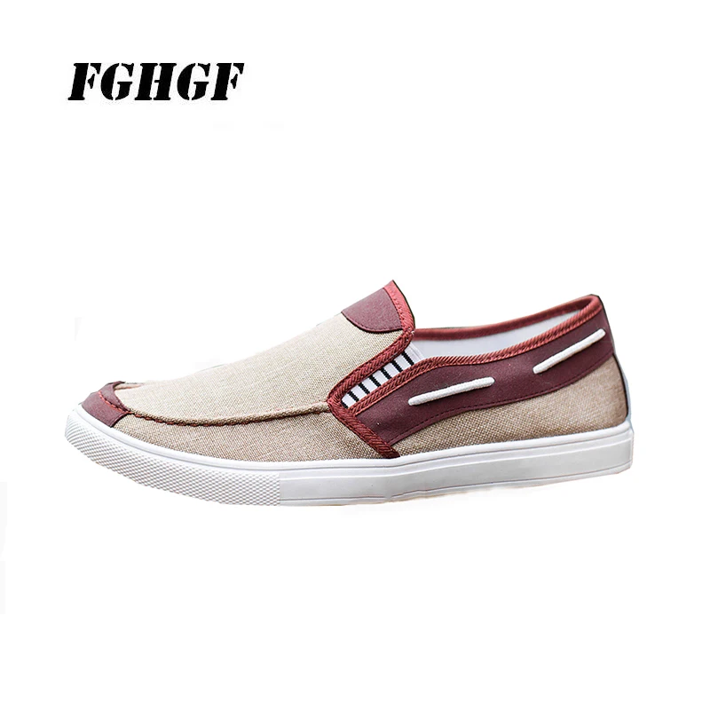 

Men's shoes canvas flat qiu dong is a pedal lazy men leisure sports shoes sneakers color matching fashionable young single shoes