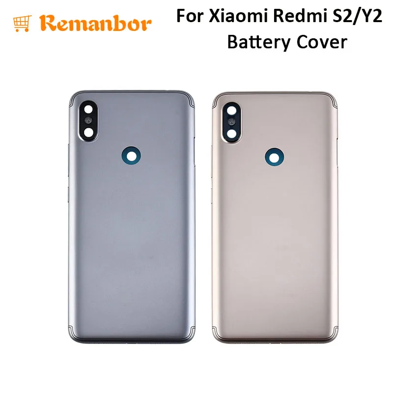 Remanbor для Xiaomi Redmi S2 Y2 Батарея крышка с излучающей пленки Замена Тонкий защитный