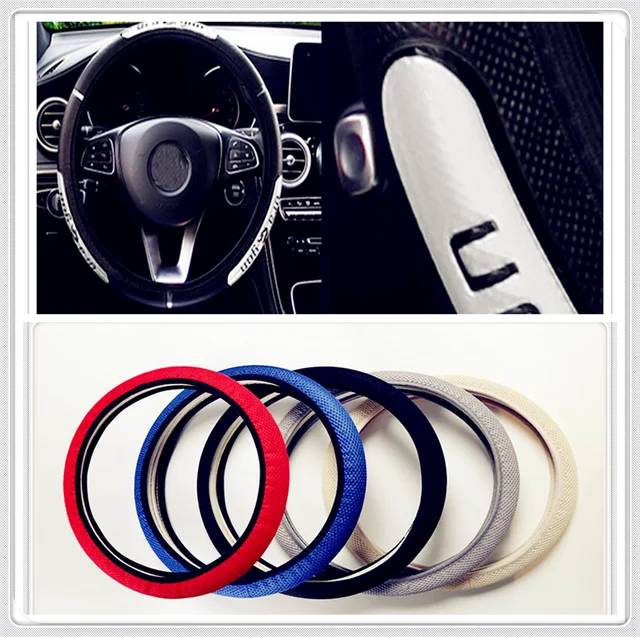 US $3.98 universal Car Steering wheel Cover Anti-Slip styling for Honda Pilot Insight HR-V CR-V Odyssey Jazz