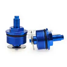 Предварительно загружаемые передние вилки шапки серебро черный золотой красный синий пара для Honda CBR500R регулируемая вилка болты