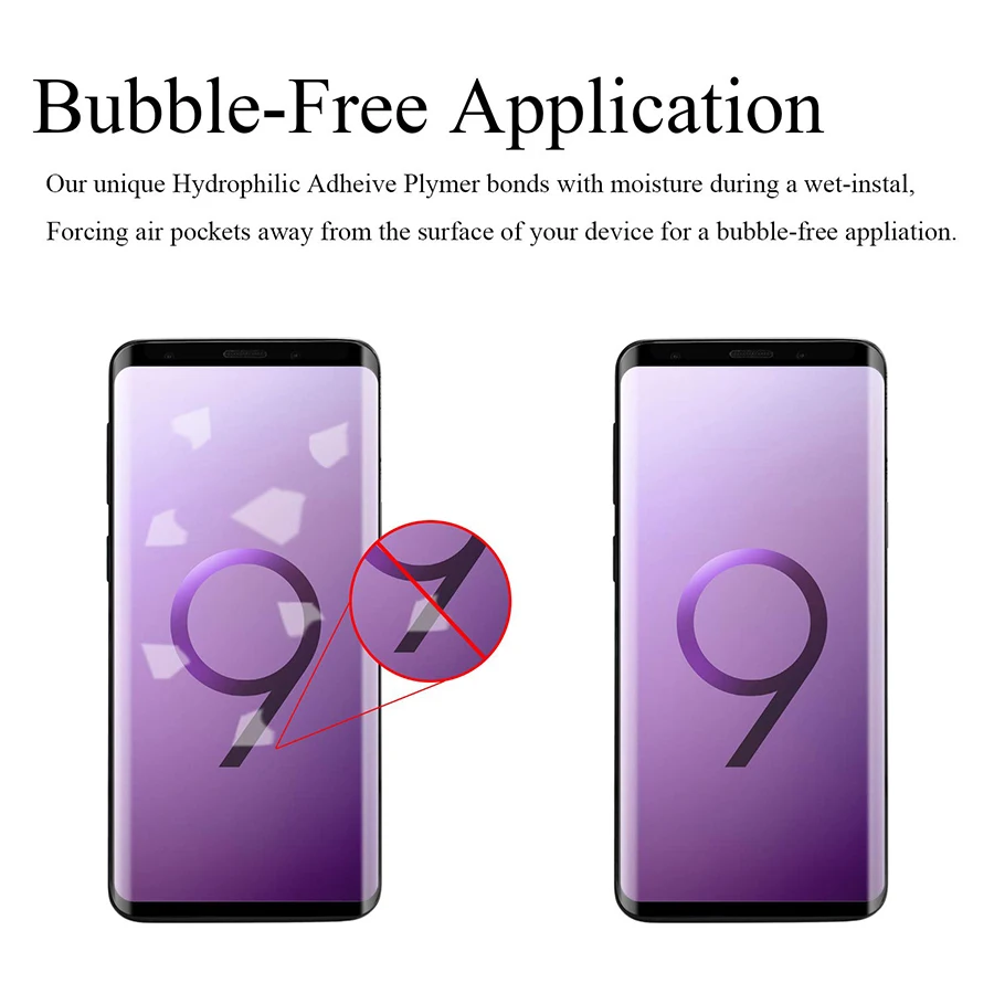 Защитное стекло с полным покрытием экрана для Samsung S8 S9 Plus S7 Edge S10 Note 9 note 8|Защитные