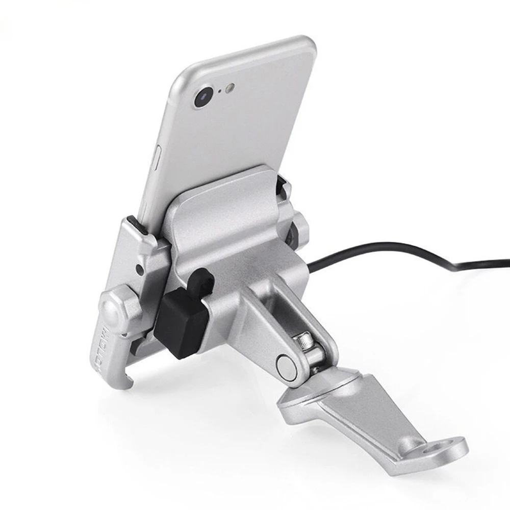 USB motorcycle motorbike phone holder bracket (11)