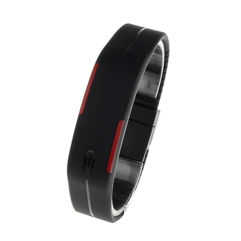 

2019 New Brand digital Watch Ultra Thin watch band hot sale Men casual Silicone Digital LED Sports Watch #0718