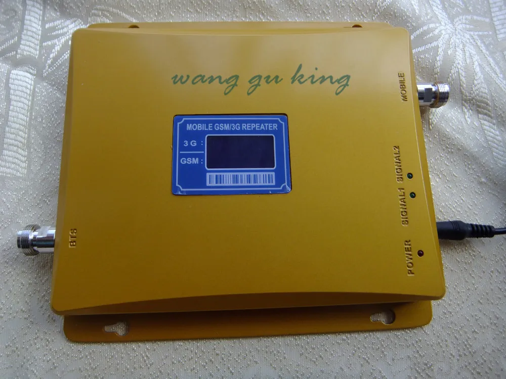 for Russia model 980 power 30 dbm gain 65dbi LCD display dual bands GSM+3G booster repeater dual bands booster WCDMA repeater