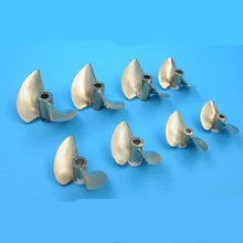 1PC Two blade Copper Propeller 30 32 35 38 40 48 50 52mm BrassPropellers 3 18