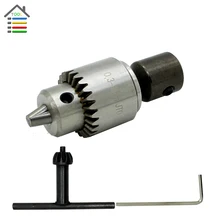 Precision 0.3-4mm Keyless Drill Chucks Set For Electric Motor Micro Drill Bit Set Grinder Fit 5mm Shaft Hobby Model Tools