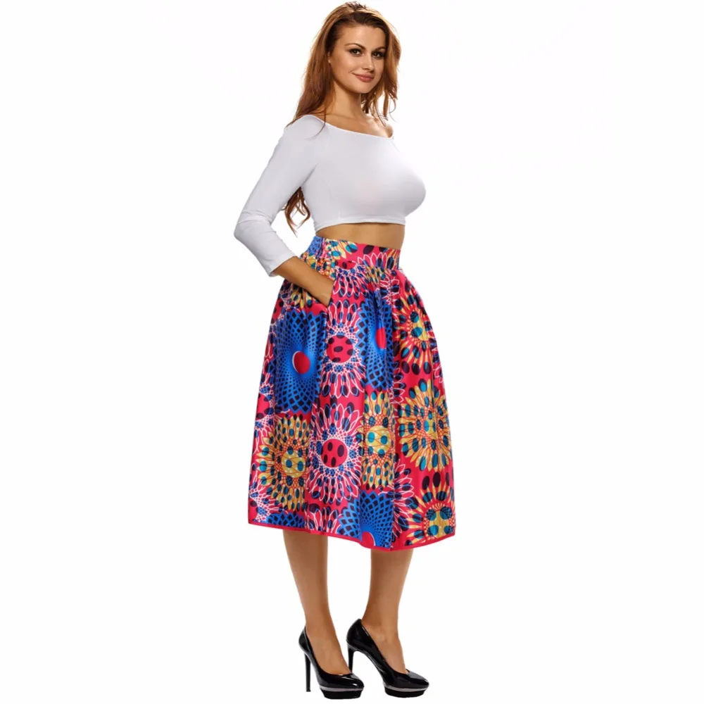 FGirl Women's Summer Skirt 2017 Fashion High Quality Skirts Womens