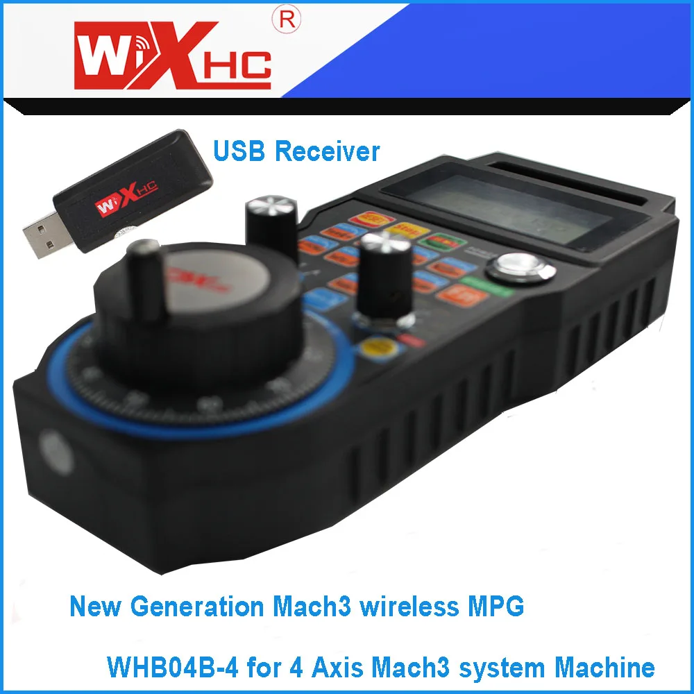 New Wireless Mach3 Mpg Pendant Handwheel For Cnc Mac.mach 3,4 Axis Controller