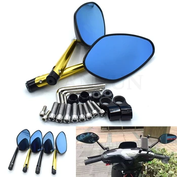 

2019 new 8mm 10mm universal motorcycle rearview mirror CNC aluminum alloy For Yamaha FZ1 FZ6 Fazer FZ8 FZ6R XJ6 MT-07 MT-09 FZ9