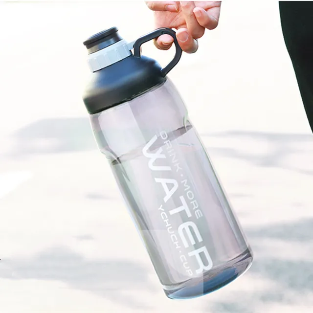 2000ml Large Capacity Water Bottles BPA Free Gym Fitness Kettle Outdoor Camping Picnic Bicycle Cycling Climbing Shaker Bottles 2