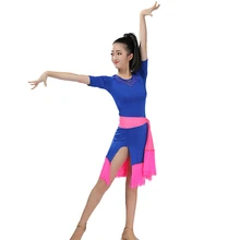 Новинка, женское платье для латинских танцев с бахромой, треугольное, сексуальное, для взрослых, платье для латинских танцев, костюм, женское платье для занятий сальсой, ча, с цепочкой на талии