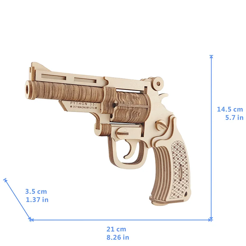 DIY AK47/M4A1/карабины/Револьвер пулемет Модель 3d деревянная головоломка игрушечный пистолет детский Набор для творчества ручная работа деревянная игрушка для подарков
