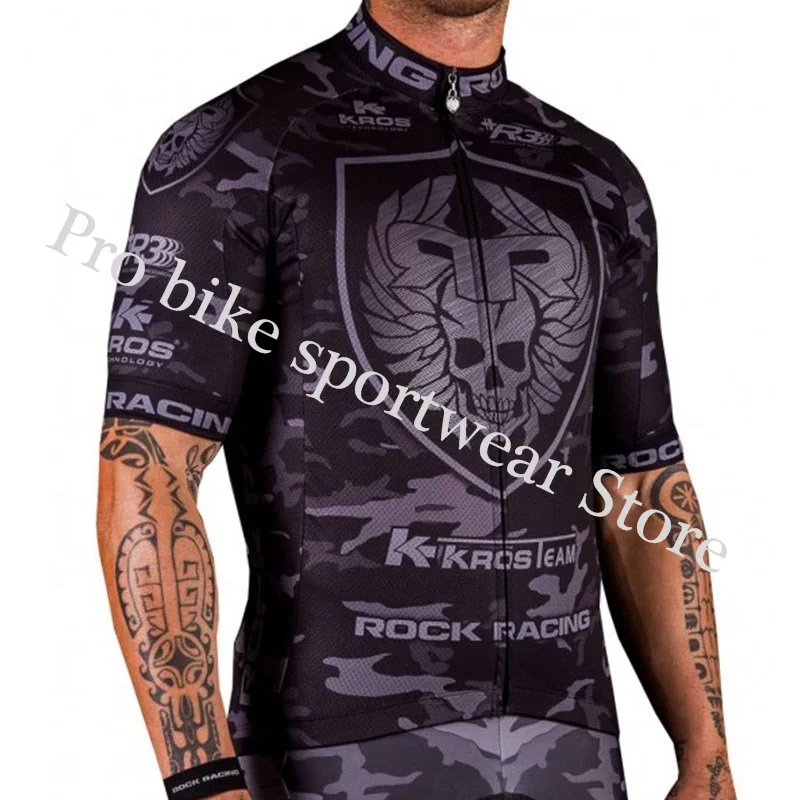 cycling jersey 04 На Лето рок гонки с коротким рукавом Велосипеды одежда из Джерси для горного велоспорта воздухопроницаемая одежда для катания на велосипеде pro велокоманда Quick dry Спортивная - Цвет: cycling jersey 04