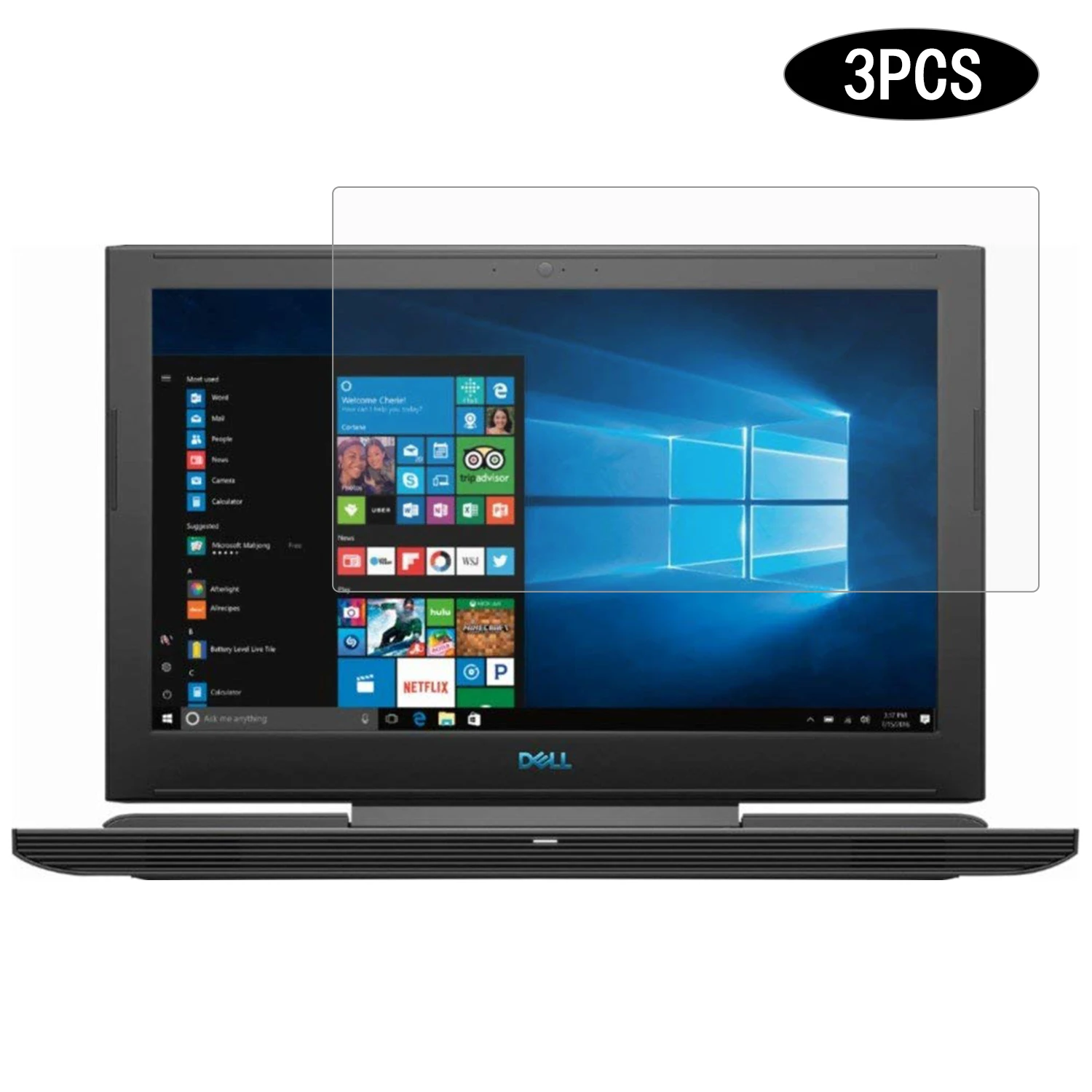 3pcs Universal HD Crystal Clear LCD Guard film Laptop Screen Protector