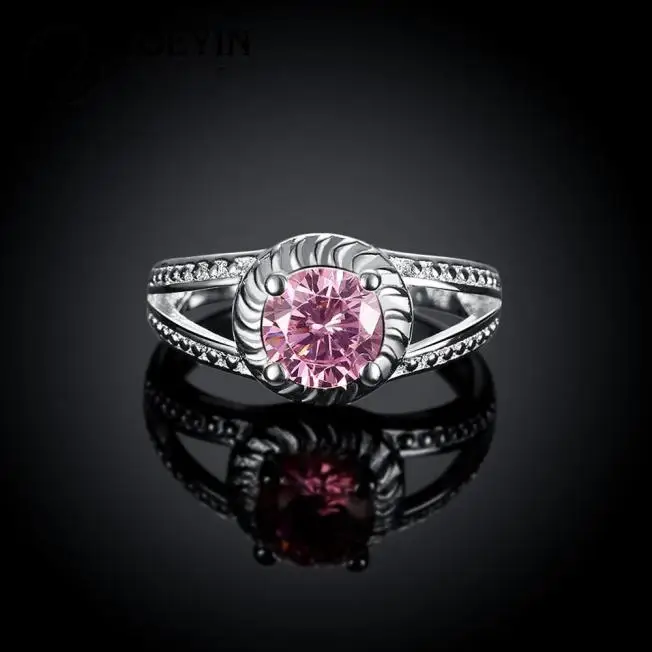 Женское серебряное кольцо с фианитом обручальное Размеры 7 8|brand rings for women|rings womenring