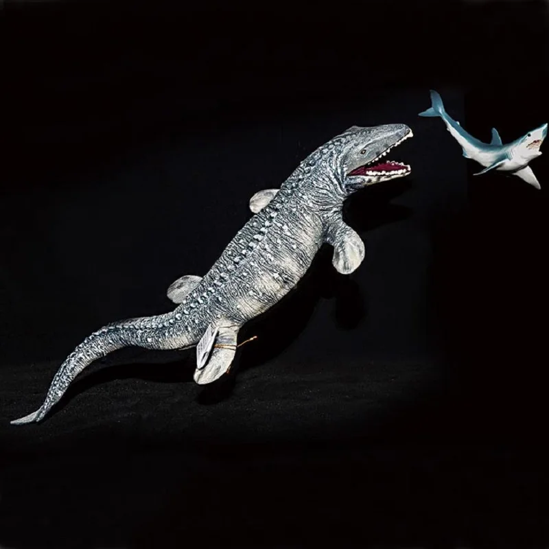 Alta simulación Jurásico Parque dinosaurio Mosasaurus figura juguete más grande mar dinosaurio colección Juguetes antiguo Animal modelo regalo