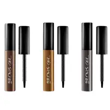 Профессиональный длительное полупостоянное гель для бровей Водонепроницаемый глаз Макияж покраска бровей пигмента гель крем