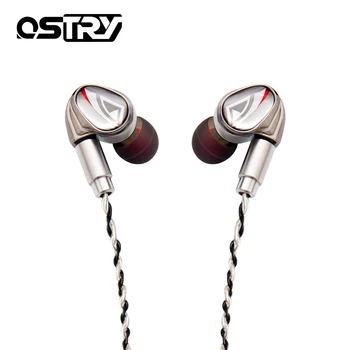

New arrive OSTRY KC07 Dual Unit Hybrid Technology 10mm CCAM Balance Armature Unit In-Ear Earphones With MMCX Detachable Cable