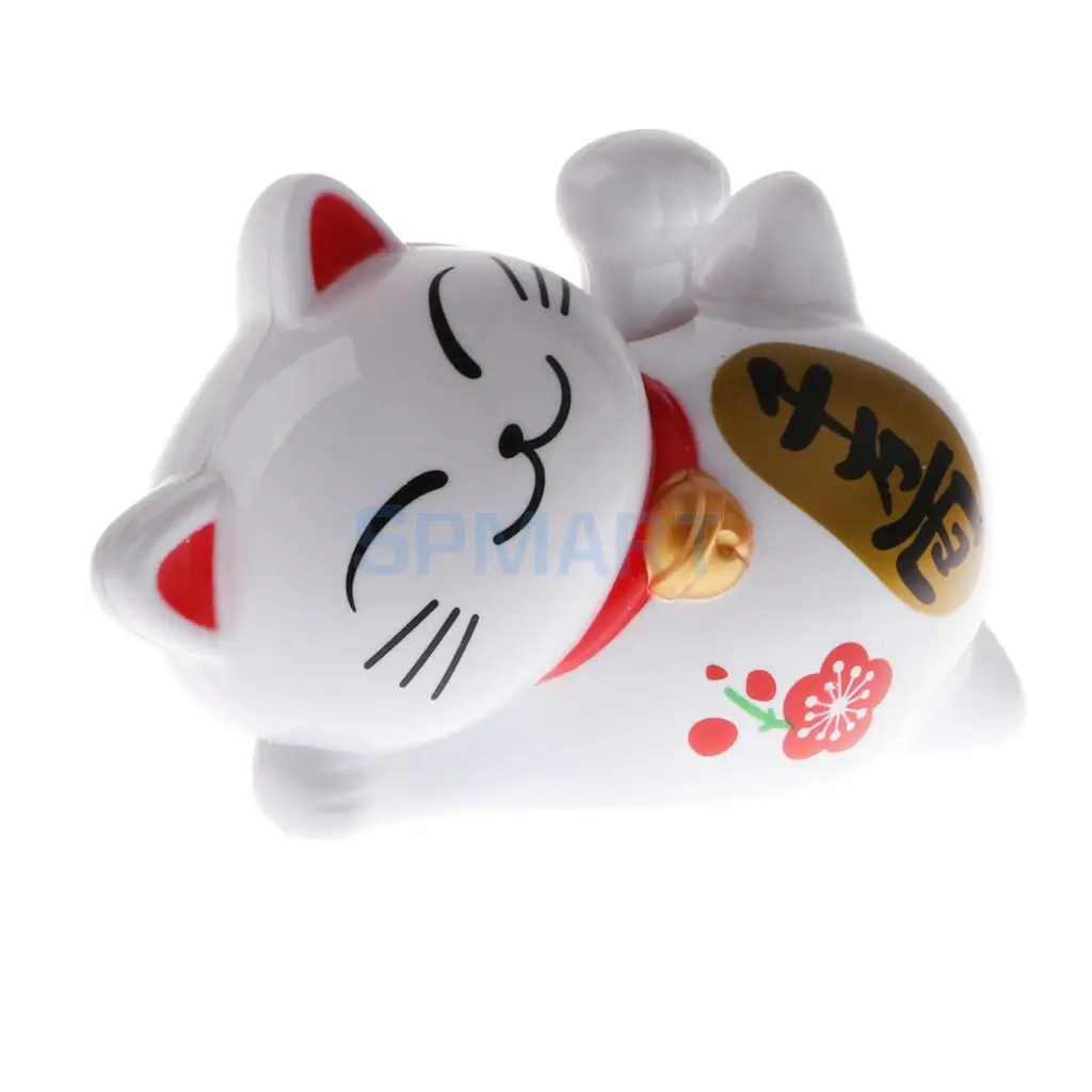 Solar Powered Bobbling Toy Shaking Head Waving Fortune Cat Monk Lion Home/Office/Car Ornament Auto Accessories