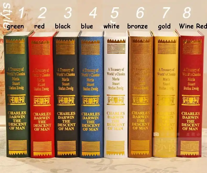 Home Studyroom 1 Pcs Set Fake Decorative Book Model Simulation
