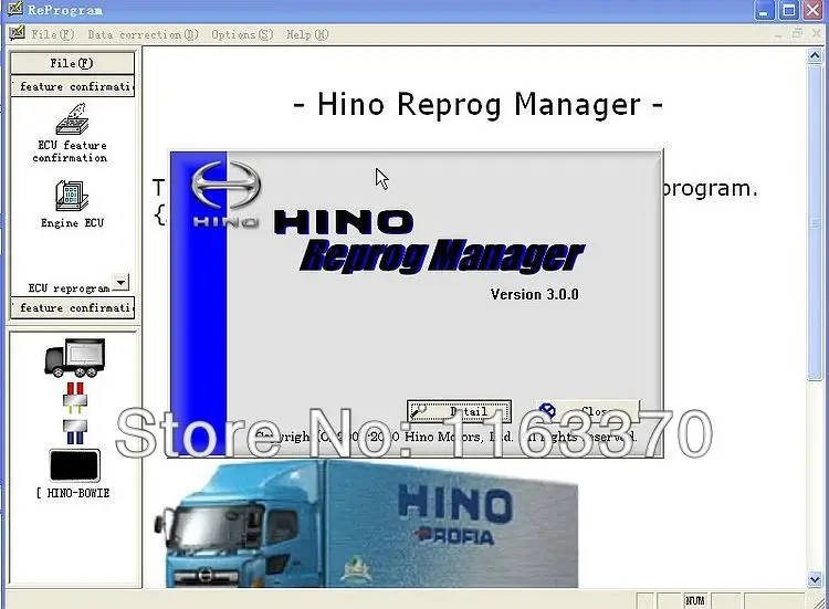 Аппарат диагностики hino& Reprog Manager 3,0 с keygen