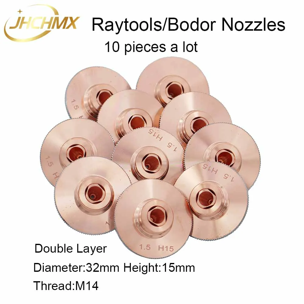 JHCHMX 10 pcs Raytools Laser Bicos Dupla