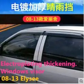 

Used for Citroen C3-XR rain screen tonewinnerC5 special.SEGAC2 Elysee c4l window rain eyebrow modification to block rain.