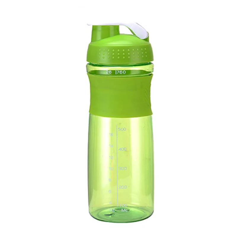 Sports Protein Shaker Bottle With Mix Ball Milk Protein Powder Mixer