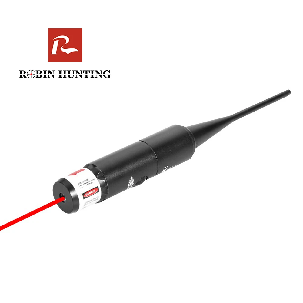 

Robin Hunting Tactical Red Dot Laser Bore Sight With On Off Switch for .177 to .50 Caliber Boresighter For 650nm Riflescope