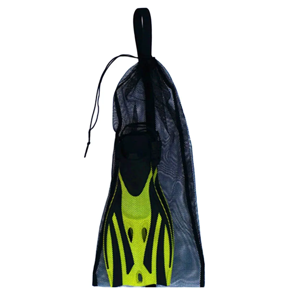Adjustable Swimming 2pcs Diving Mesh Bag Dive Fins Flippers Mask Snorkel Carrier Pack Water Sports SCUBA Snorkeling Gear Bags