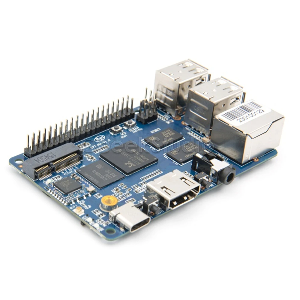

Banana Pi M4 BPI-M4 Realtek RTD1395 ARM 64 bit Board Quad-core A53 Mini Single Board Computer