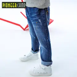 Pioneer Kids/новые джинсы для мальчиков детская одежда детские штаны качества джинсовые штаны мальчиков точка эластичный пояс Штаны мальчиков