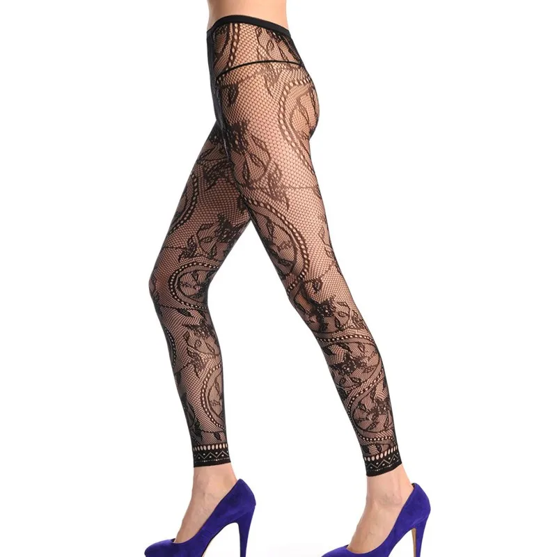 Flower-Pattern-High-Waist-Footless-Lace-Trim-Pantyhose-LC79914-2-1_conew1