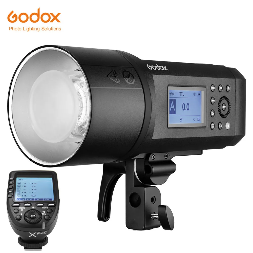 В наличии Godox AD600Pro 600Ws TTL HSS Встроенная 2 4G Беспроводная система X литий-ионная
