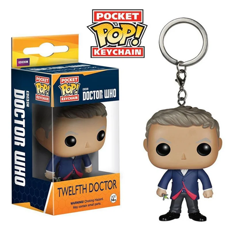 FUNKO поп Карманный Брелок для ключей POP двенадцатый врач кто фигурку Коллекция Модель игрушка в подарок