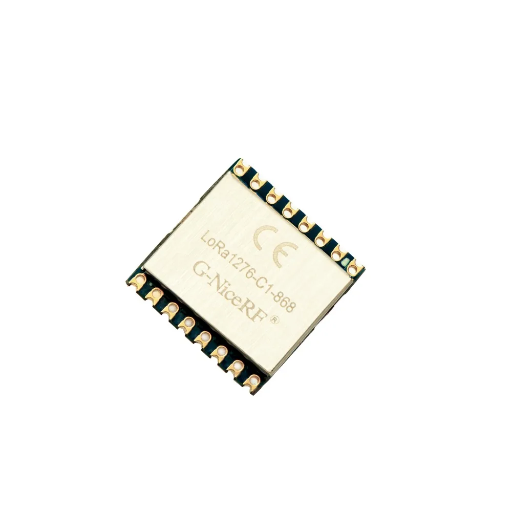 

G-NiceRF 4PCS CE Certification 868mhz LoRa1276-C1 SX1276 LoRa Module 20dBm 100mW 3-5KM small size