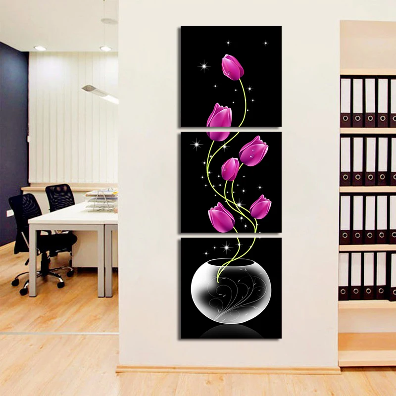 3 Pcs Modern Wall Poster Canvas Painting Wall Art Pictures Print Poster