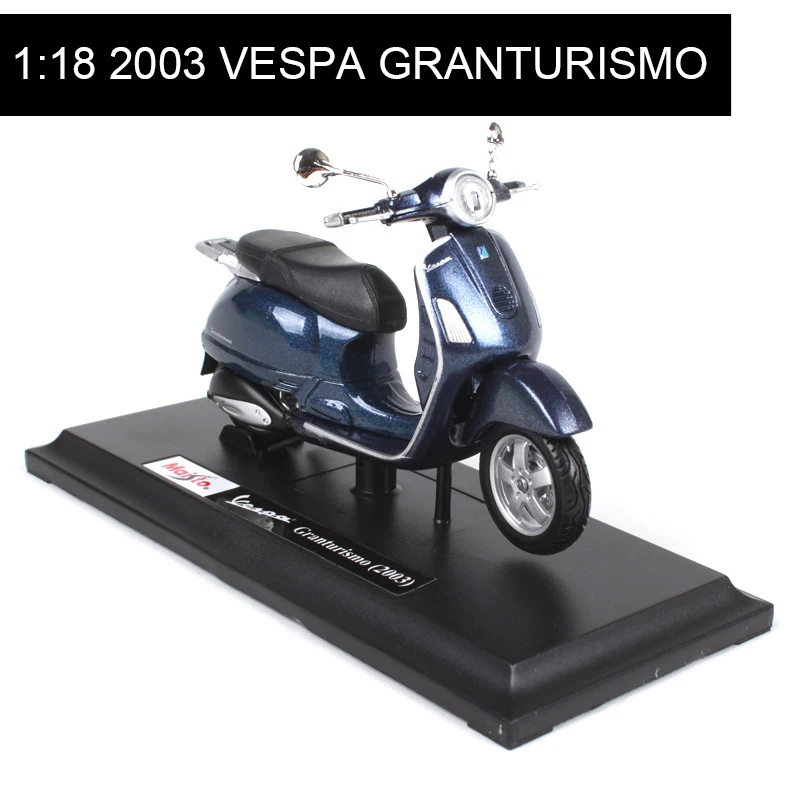 Maisto 1:18 мото модели VESPA Piaggio 2003 VESPA GRANTURISMO модель велосипед база литья под давлением Moto детская игрушка для подарка коллекции